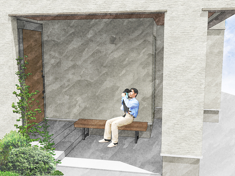 ベンチ｜しずく