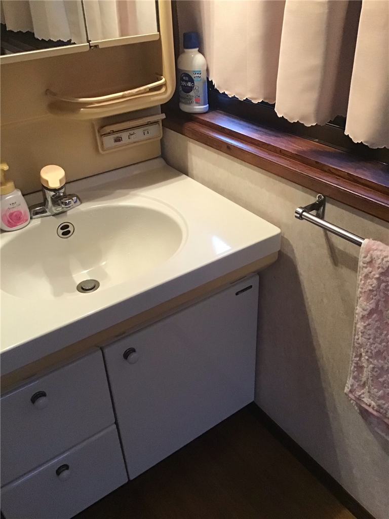 浴室、洗面化粧台リフォーム、和室壁塗り替え工事